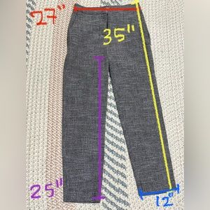 H&M gray white and black pattern dress pants - Size 2